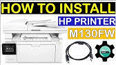 شرح تعريف طابعة hp من موقع الشركة الرسمي. How To Install Hp Laserjet Pro Mfp M127fw In Windows Youtube