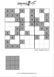 It's also a great way for parents to get in extra practice with their children over the summer, or when they're strugglin. Sudoku Puzzle For Kids 1
