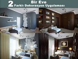 ayni mekana iki farkli dekorasyon uygulamasi ev dekorasyon fikirleri ev icin ev dekoru