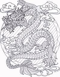 Chinese Dragon Zentangle Coloring Page Digital Download Dragon Coloring Page Snake Coloring Pages Coloring Books