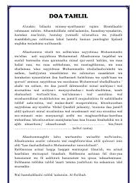 Bacaan hendaklah betul seperti yang di dengar. Bacaan Yasin Doa Surah Yasin Dalam Rumi