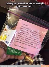 Great Idea For Baby S First Plane Ride Lol Faith In Humanity Humanity Restored Funny