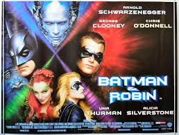American actors chris o'donnell and alicia silverstone on the set of batman & robin, directed by joel schumacher. Batman And Robin Original Cinema Movie Poster From Pastposters Com British Quad Posters And Us 1 Sheet Posters