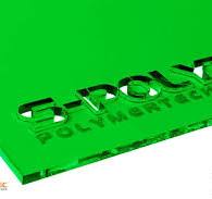 Acrylic glass green laser-cut | S-Polytec