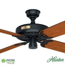Ceiling fan huge leaf blades with five light kits pull chain control outdoor ceiling fans light hunter ceiling fans. Black Hunter Original 52 1320mm 4 Or 5 Blade Indoor Outdoor Ceiling Fan Lighting Illusions Online