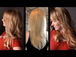 Die besten 25 lange stufenschnitte ideen auf pinterest. Haare Selbst Schneiden Stufen Pony Tutorial Youtube