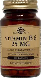 Oct 01, 2018 · a study in 342 women in their first 17 weeks of pregnancy found that a daily supplement of 30 mg of vitamin b6 significantly reduced feelings of nausea after five days of treatment, compared to a. Vitamin B6 25 Mg 100 Tabs Made By Solgar