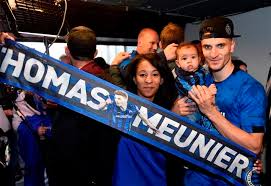 Is he married or dating a new girlfriend? Thomas Meunier On Twitter We Are The Champions Wearebruges Totoutard