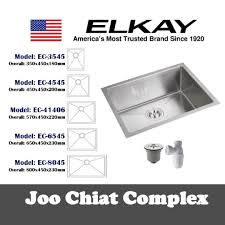 Maybe you would like to learn more about one of these? Elkay Single Bowl Stainless Steel Sink Furniture Home Living Bathroom Kitchen Fixtures On Carousell
