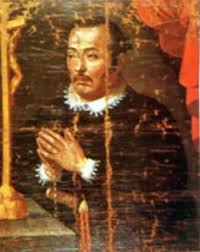 Grainy Image Of John Rolfe Apparently Praying Thomas Rolfe Image Jamestown