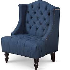 Amazon Com Giantex Sofa Tufted Tall Wingback Vintage Tufted Fabric Accent Chair Home Furniture Vintage Chairs Modern Furniture Living Room Fabric Accent Chair