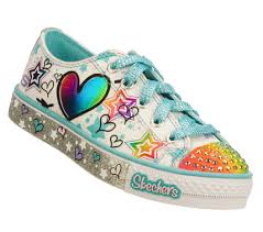 Maia Shoes Buy Skechers Girls Twinkle Toes Peekaboo Party Timez Light Up Shoes Only 50 00 Skechers Mens Shoes Skechers Shoes Skechers