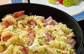 schinken nudeln einfache nudelgerichte mit wenig zutaten rezepte rezept schinkennudeln schinkennudeln