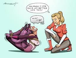 Kinky Brunettes in Contortion Bondage Positions