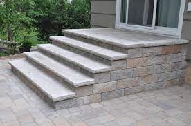 Hello, just priced a job out where the people wanted to redo/repair/or replace and existing concrete/brick stoop at the front door of their house. Paver Stone Front Steps Novocom Top