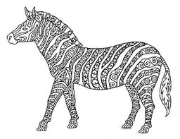 Inspired by beautiful zebra lines, these three coloring pattern pages will provide hours of fun for the whole family. Zebra Zentangle Coloring Page By Pamela Kennedy Tpt