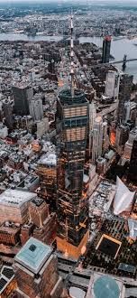 World Trade Centre From Above Iphone X Wallpaper Helicopter Newyork Nyc Concretejungle Unitedstates Unitedst City Wallpaper Nyc Background City Aesthetic
