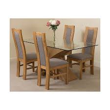 We did not find results for: Valencia Oak Small Glass Dining Table 4 Stanford Oak Chairs