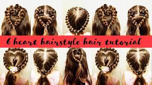 Tired of the same boring hairstyles for your little girl? 6 Heart Hairstyle Hair Tutorial Hairstyles For Girls Kids Hairstyles Braids Youtube
