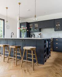 Shaker Kitchen And Parquet Floor In 2020 Home Decor Kitchen Kitchen Interior Kitchen Flooring