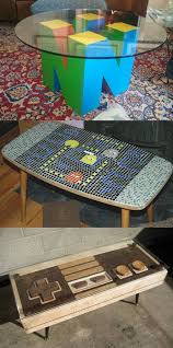 Video Games Tables Want It Is Now My Goal To Make This Video Game Table Game Room Decor Video Game Rooms