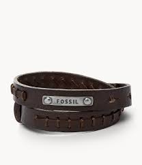 Un design irréprochable et une attention toute particulière portée aux détails. Brown Double Wrap Jf87354040 Fossil
