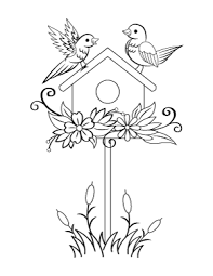 Let's color some spring coloring pages! Free Printable Spring Coloring Pages