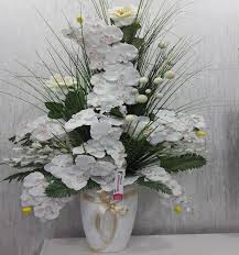 Beyaz Orkide Yapay Cicek Floral Wreaths Floral Wreath