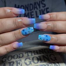 And it's so funny how people get freaked out by how long they are. Top 50 Best Blue And Purple Nail Ideas For Women Two Tone Royal Designs