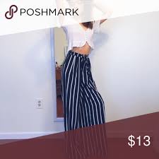 Black And Yellow Striped Palazzo Pants Striped Palazzo Pants Striped Palazzo Pants Pants Striped