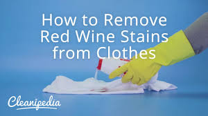 How to get red wine stains out of clothes. How To Remove Red Wine Stains From Clothes Cleanipedia Youtube