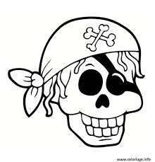 Sois appliqué et utilise nos conseils étape par étape pour réussir le dessin parfait! Coloriage Tete De Mort Pirate Dessin Pirate A Imprimer
