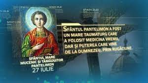 Sfântul pantelimon, „doctorul fără de argint. Sfantul Mare Mucenic È™i TÄƒmÄƒduitor Pantelimon 27 Iulie Youtube