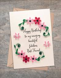 Birthday Card For Someone Special For A Good Friend For Best Etsy Birthday Cards For Girlfriend Simple Birthday Cards Best Friend Birthday Cards