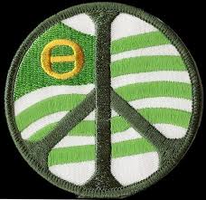 Come Together Flag Patches Peace Sign Peace