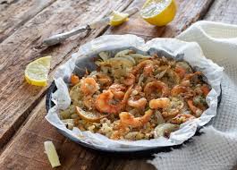 Salmone al forno giallo zafferano. Gamberi Al Forno Gratinati Al Limone Ricetta Per Secondo E Contorno
