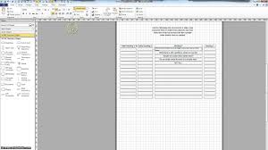 Visio Making Table Example Youtube