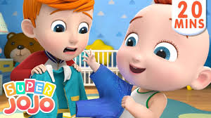 Baby Get Dressed Song Good Habits Song More Nursery Rhymes Kids Songs Super Jojo Youtube Kids Songs Nursery Rhymes Cartoon Kids