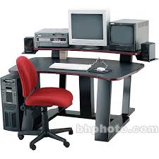 Wrap around desk ikea ✅. Winsted Digital Desk With Riser And Speaker Brackets E4622 B H