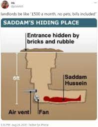 We did not find results for: Saddam Hussein S Hiding Place Know Your Meme