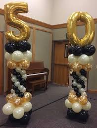 50thbirthday 50th Birthday Balloons 50th Birthday Balloons Birthday Balloon Decorations 50th Birthday Decorations