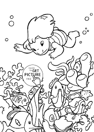 Push pack to pdf button and download pdf coloring book for free. Lilo Underwater Coloring Pages For Kids Printable Free