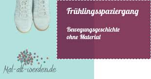 Geschichten, zu denen sich kinder bewegen, sind eine optimale möglichkeit, um kopf und körper in der kita gleichzeitig zu aktivieren. Fruhlingsspaziergang Eine Bewegungsgeschichte Fur Senioren