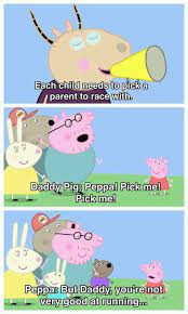 Check spelling or type a new query. Peppa Pig Wallpapers Peppa Pig Meme Daddy Pig Running