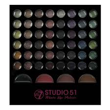 makeup eyeshadow palette w7 studio 51