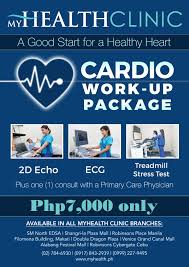 Cardio Work Up Package Myhealth Clinic