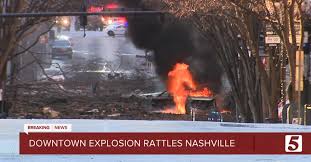 An explosion in downtown nashville on christmas morning damaged buildings in the area of second and commerce and was felt miles away. Or2ltptfa9pcrm