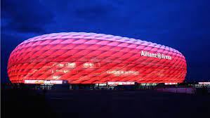 The new allianz arena football stadium is illuminated during an exhibition match between the traditional teams of 1860 munich and bayern munich on. Bundesliga Bayern Munich S Allianz Arena Undergoing Hi Tech Upgrade