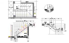 Stair Plan And Section Detail Dwg File Stair Plan How To Plan
