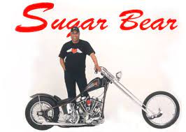 Sugar Bear Builder Of Long Chopper Forks Opened Shop In L A Ca In 1971 And Is Still Producing Them Today Old School Chopper Sugar Bears Bike